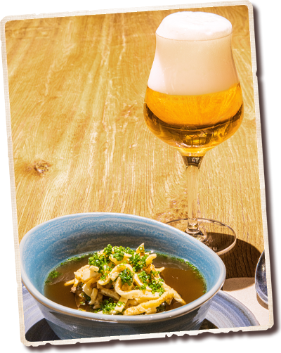 Würzburger Bierprobe Suppe